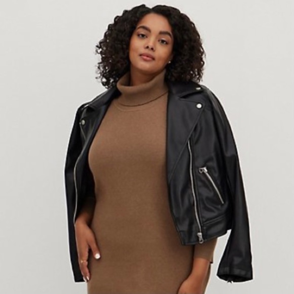 Torrid Faux Leather Moto Jacket